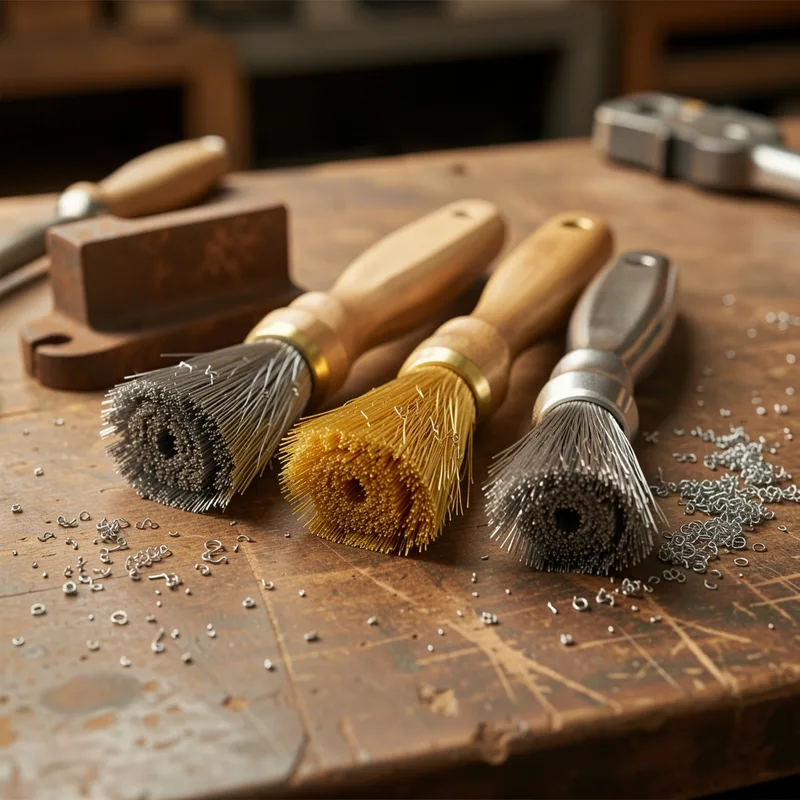 Brosse métallique : acier, laiton ou inox, le bon choix