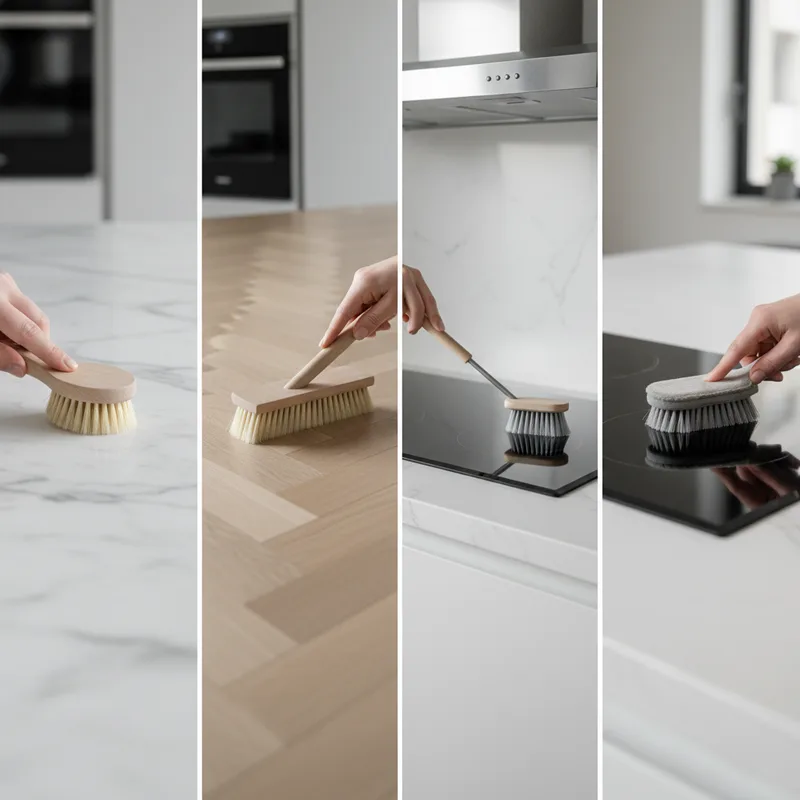 Nettoyer les surfaces délicates : quelle brosse utiliser