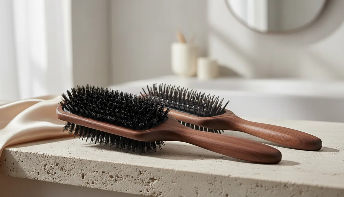 Quelle brosse en poil de sanglier choisir : guide par type de cheveux
